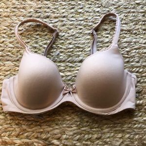 32D nude Body by Victoria Secret lined demi bra